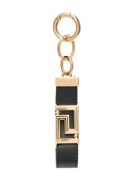 versace keychain leather|farfetch Versace keychain.